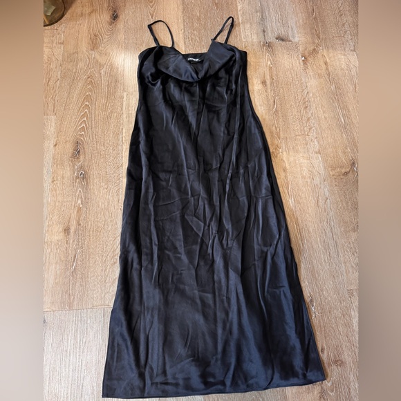Express Dresses & Skirts - Express Black Maxi‎ Slip Dress Size XS